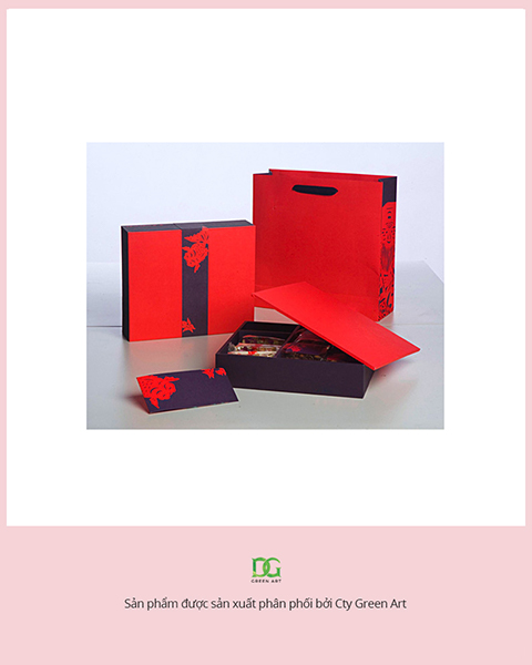 Thiết kế hộp quà, thiết kế thiệp chúc mừng, thiết kế túi giấy