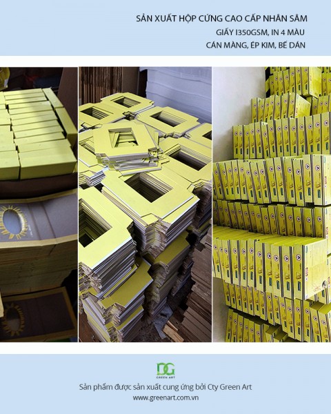 Công ty Green Art sản xuất hộp giấy cao cấp từ giấy carton 