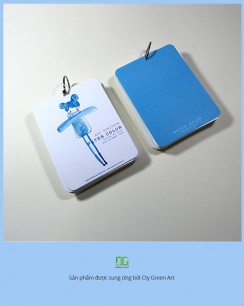 Giấy vẽ màu nước Postcard 40 tờ khổ (9 x 12) cm - Màu xanh dương