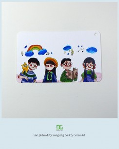 Giấy vẽ màu nước - 40 tờ giấy dày vẽ đẹp dạng postcard
